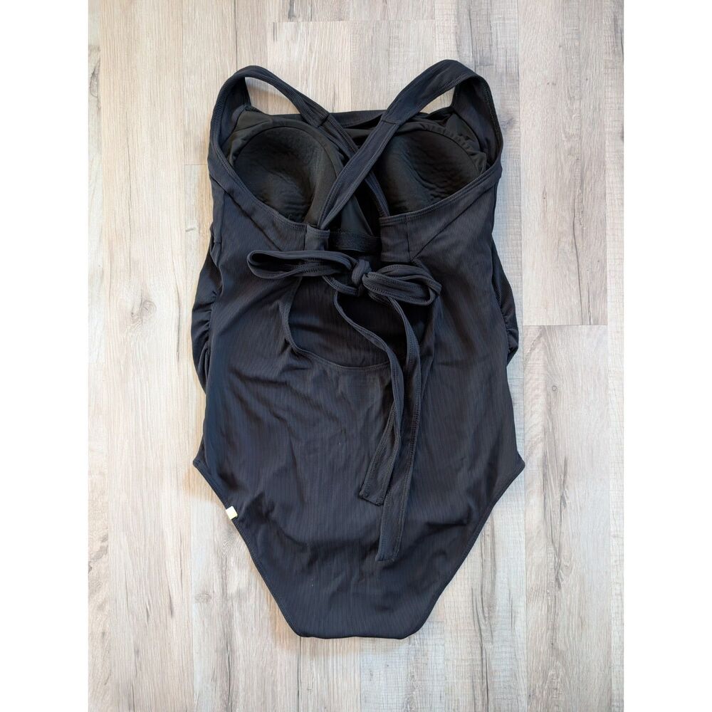 Summersalt Maternity Cinched Current Swimsuit Bla… - image 3